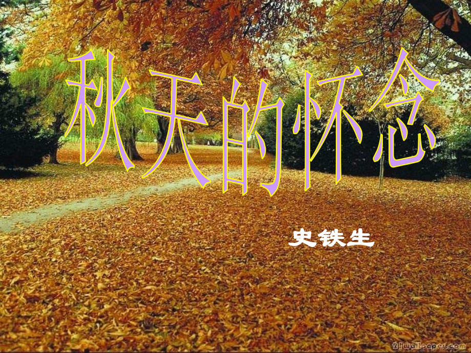 2秋天的怀念.pptx_第1页