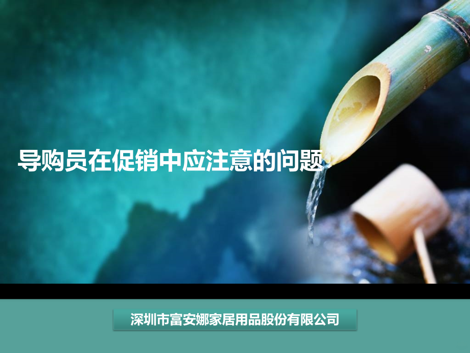 导购员在促销中应注意的问题.ppt_第1页