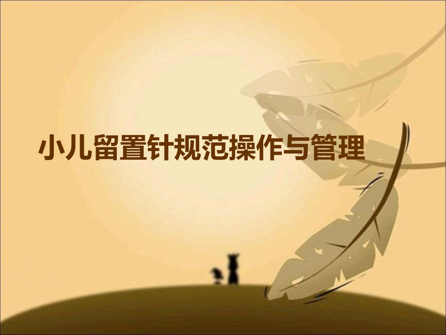 小儿留置针规范操作与管理--.ppt_第1页