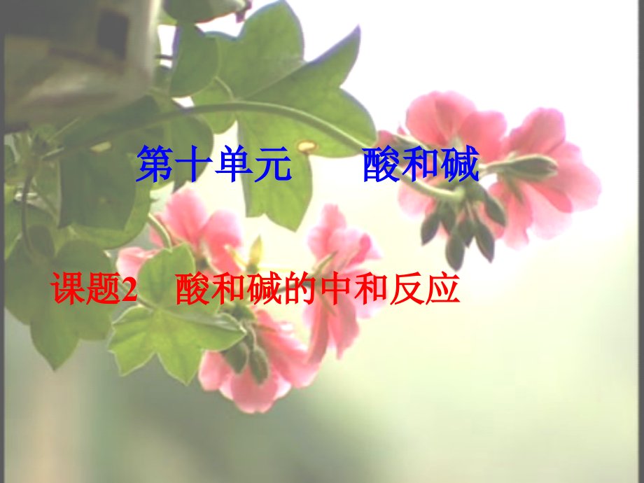课题2--酸和碱的中和反应ppt只是分享.ppt_第1页
