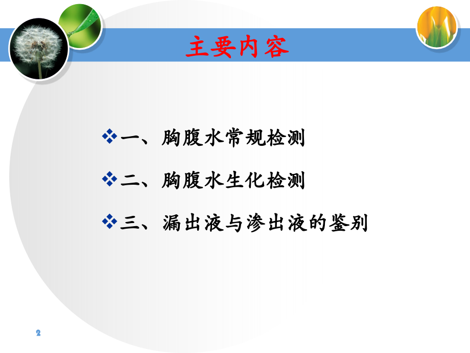 胸腹水常规及其生化检测教学提纲.ppt_第2页