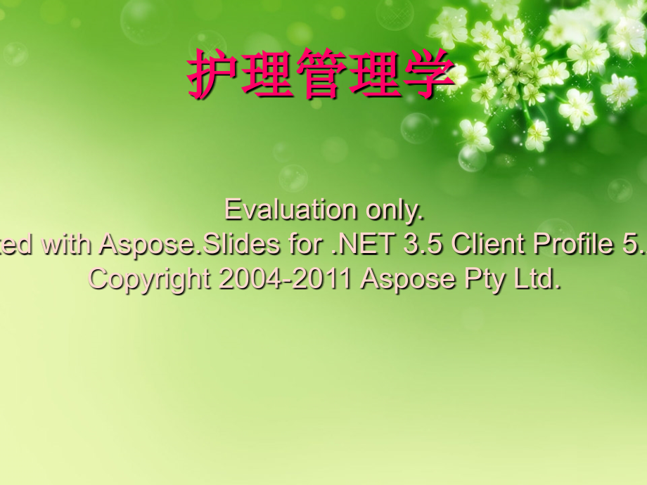 护理管理学-第八章-控制演示教学.ppt_第1页