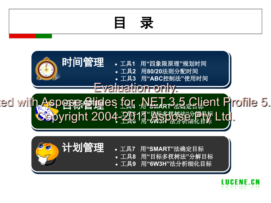 成功自我管理的29个工具教学教材.ppt_第2页