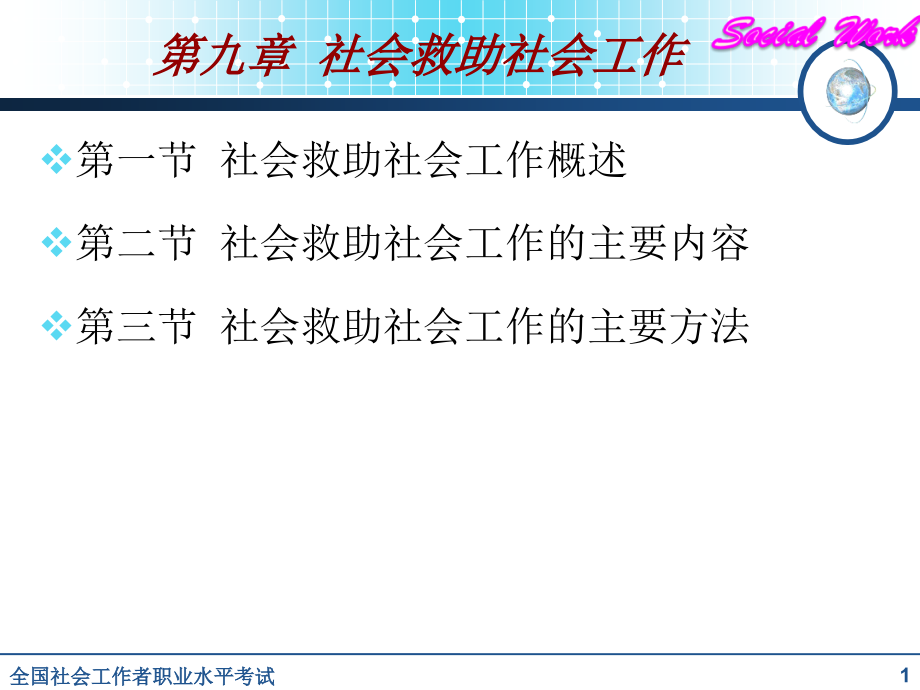 社会救助社会工作教学教材.ppt_第1页