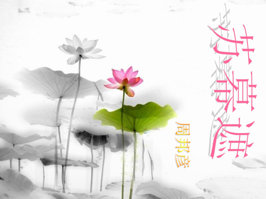 《苏幕遮》(周邦彦)讲课用资料.ppt_第1页