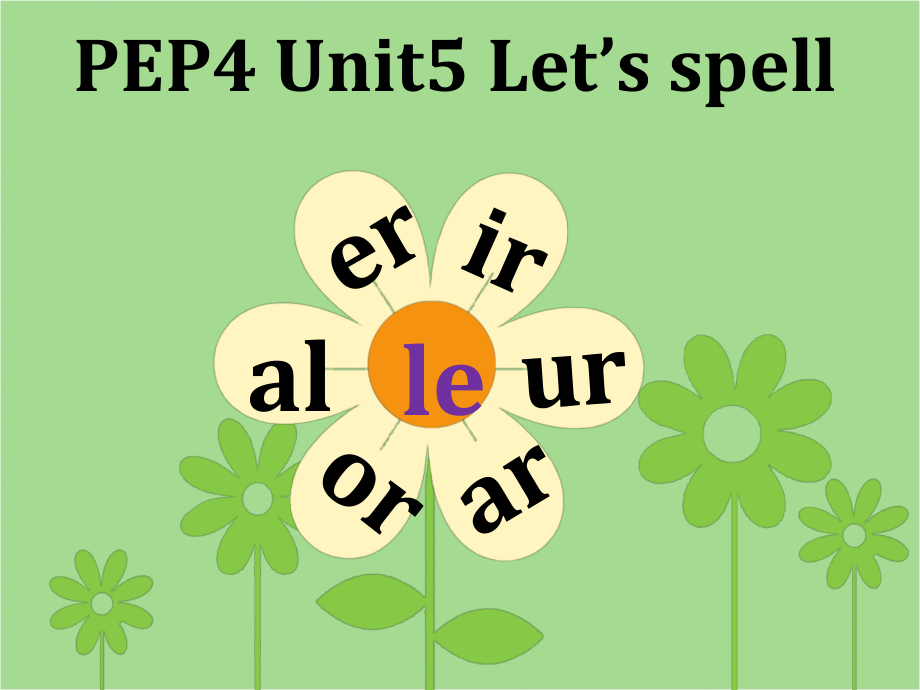 新PEP4四年级下册Unit-5-My-clothes--Let's-spell上课讲义.ppt_第1页