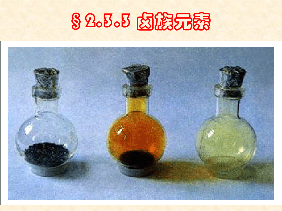 卤素单质性质培训资料.ppt_第1页