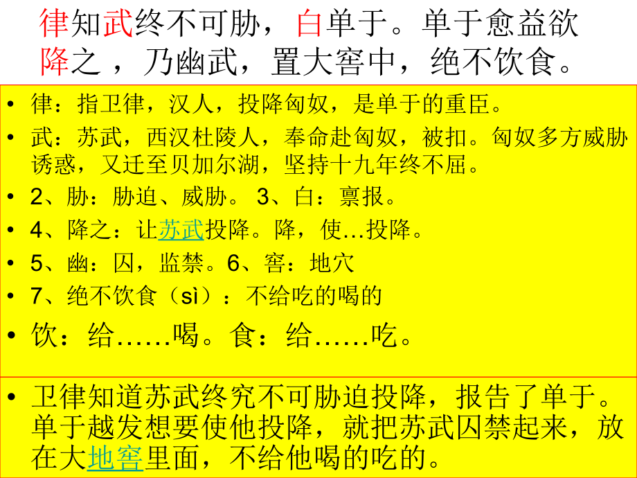 《律知武终不可胁》译文说课材料.ppt_第2页