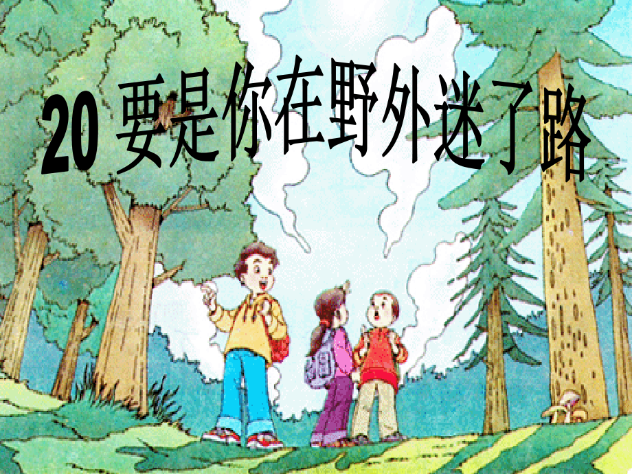 如果你在野外迷了路知识分享.ppt_第1页