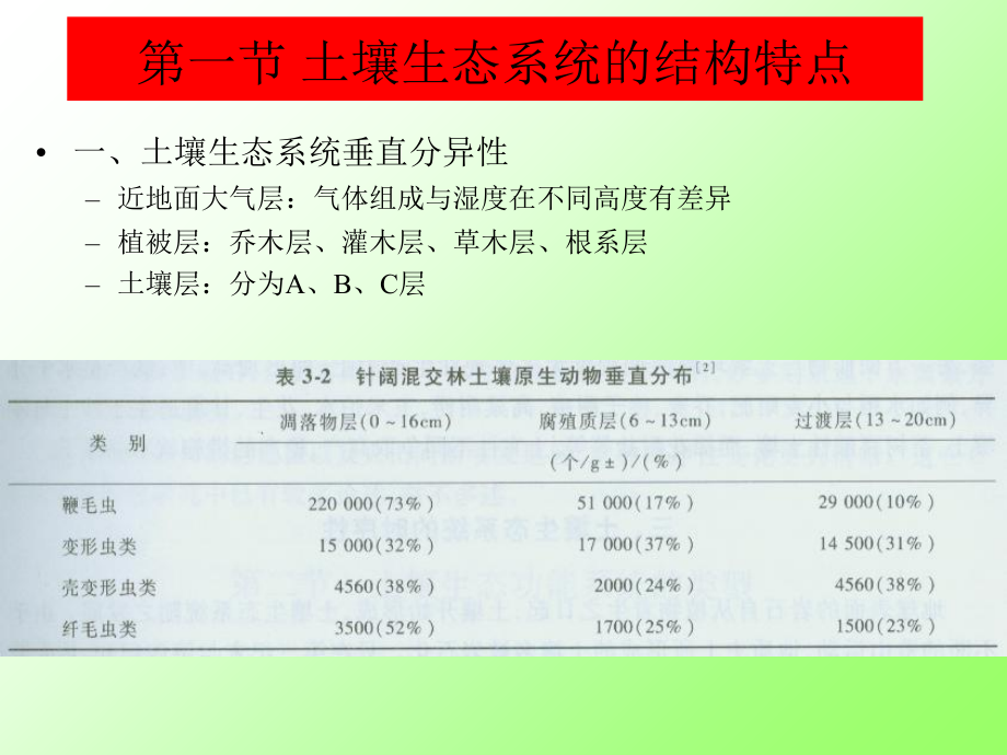 土壤生态学课件-第二章-土壤生态系统的结构特点和功能类型电子教案.ppt_第2页