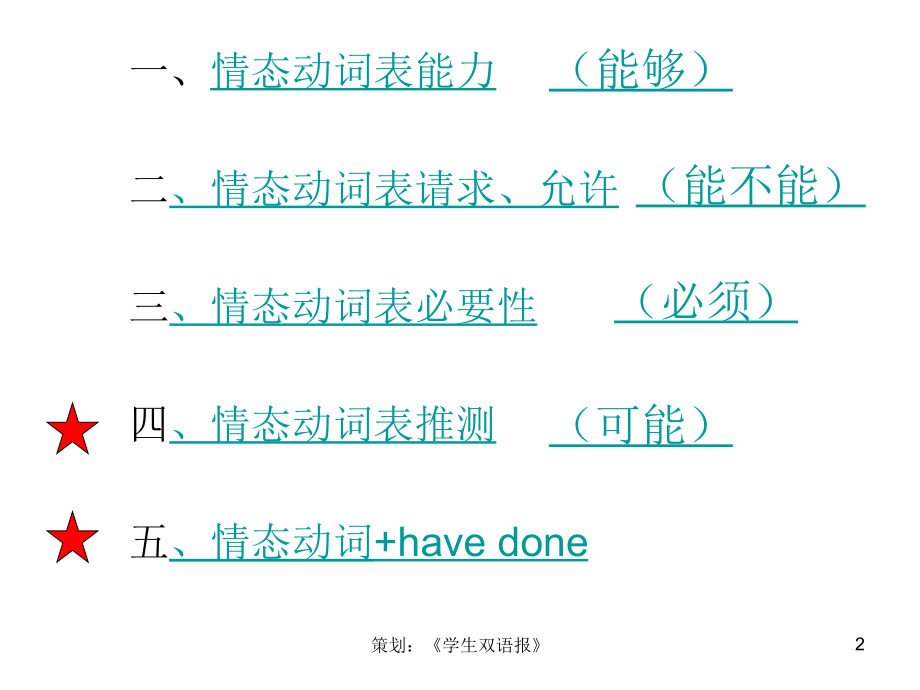 公开课——情态动词课件讲课稿.ppt_第2页