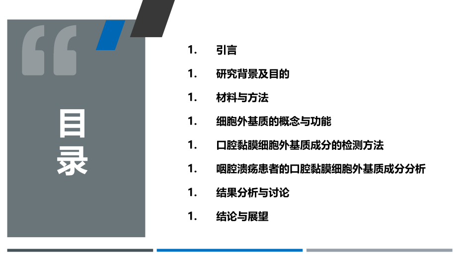 咽腔溃疡患者口腔黏膜细胞外基质成分及其与病情的相关性研究.pptx_第2页