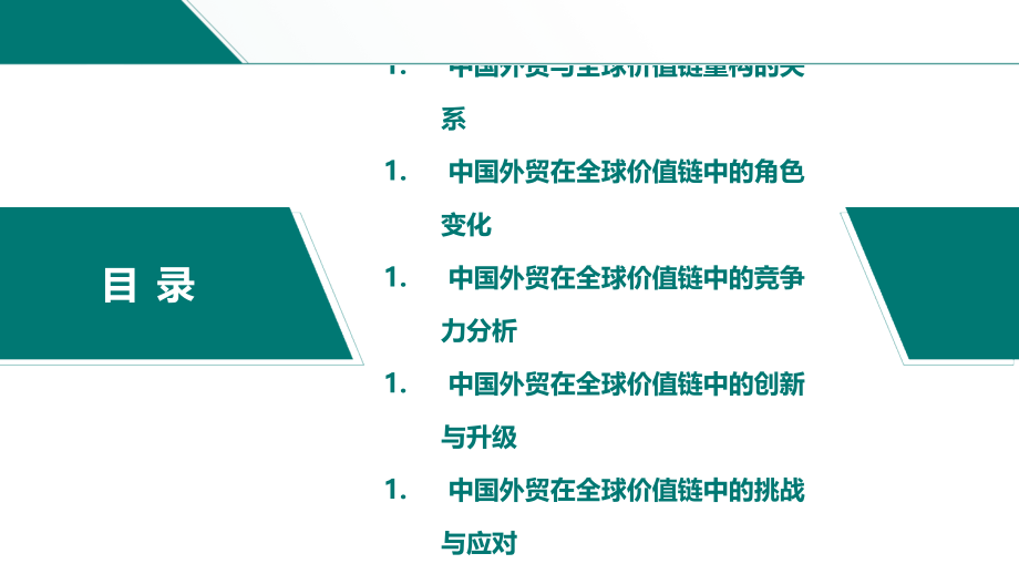 中国外贸与全球价值链重构的关系.pptx_第2页