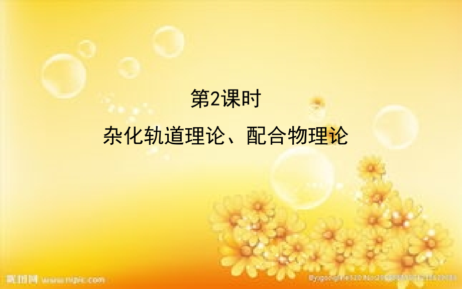 杂化轨道理论、配合物理论.ppt_第1页