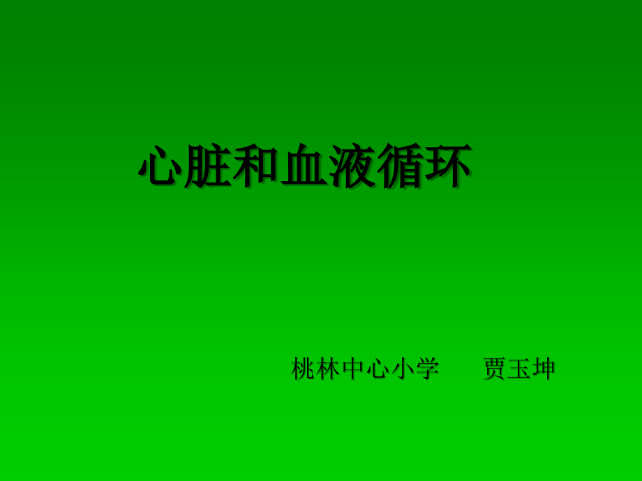 苏教版五年级科学上册《心脏和血液循环》.ppt_第1页