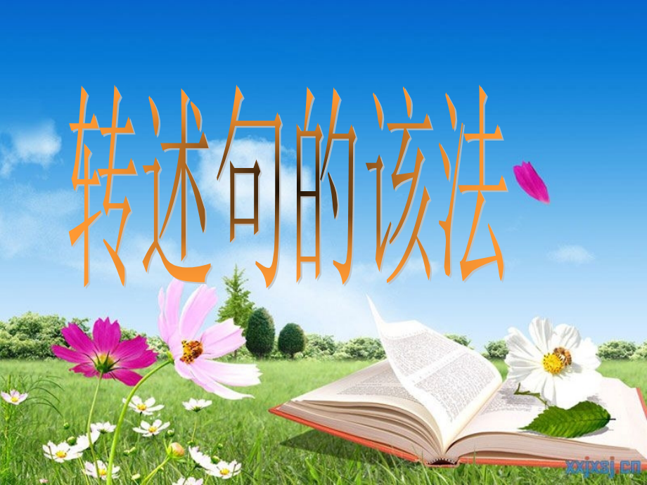 改转述句的几种方法-PPT.ppt_第1页