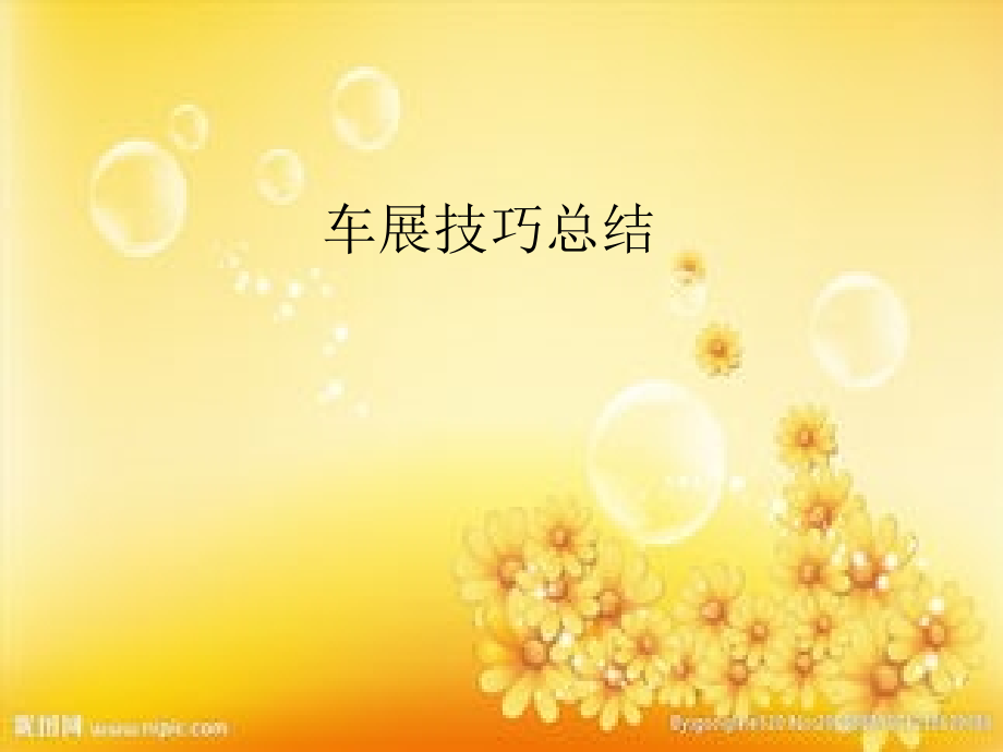 车展技巧总结-PPT.ppt_第1页