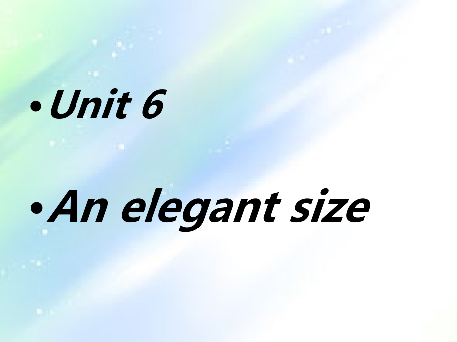 青少版新概念英语2A-unit6.ppt_第1页