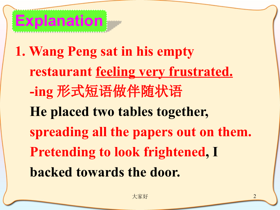 人教版高一英语必修unit2课件Language-points.ppt_第2页