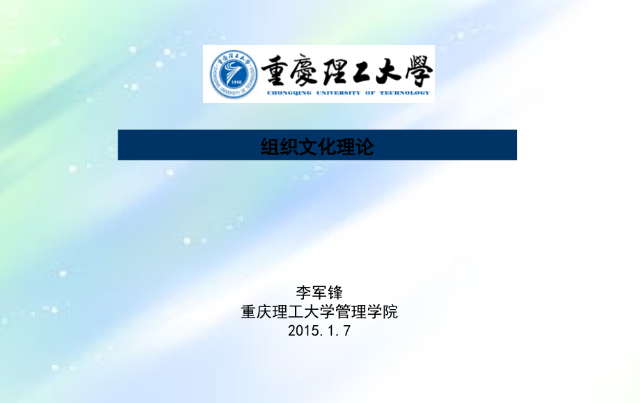 组织文化理论.ppt_第1页