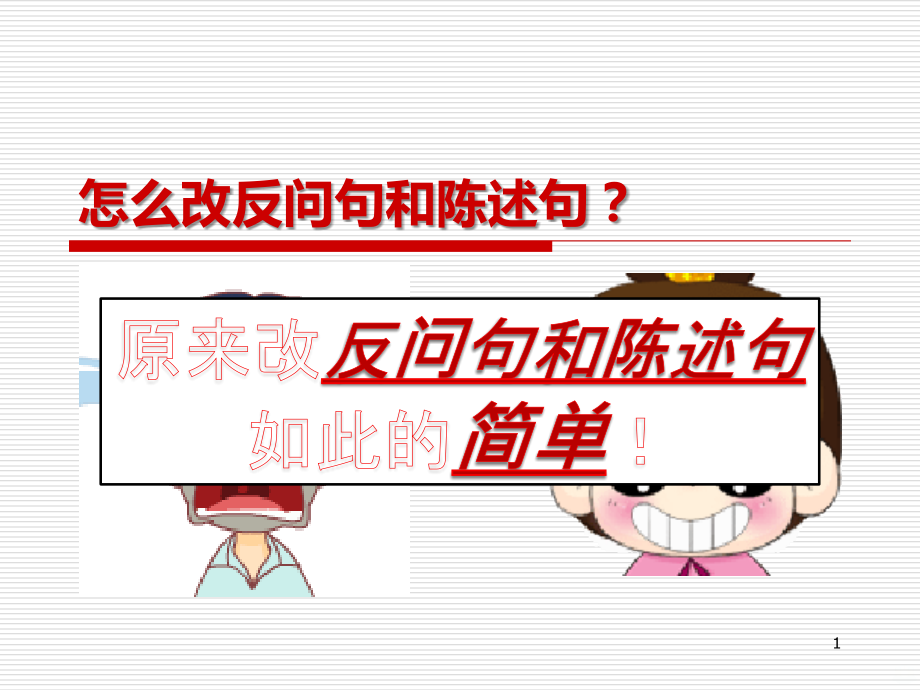 四级反问句与陈述句复习.ppt_第1页