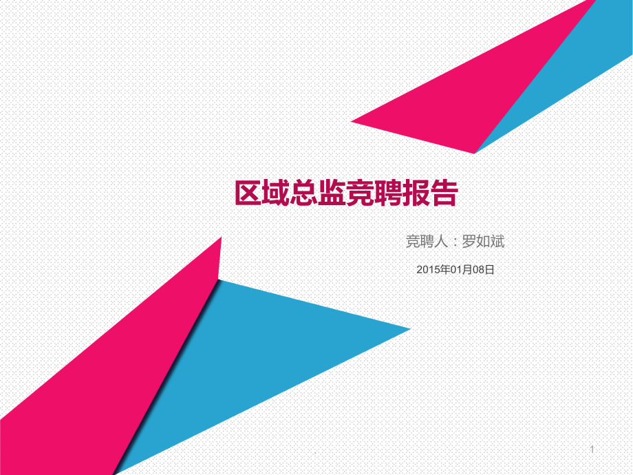 区域总监竞聘报告.ppt_第1页