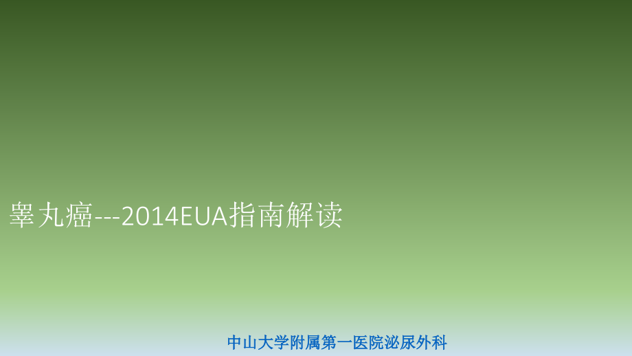 睾丸癌EUA指南解读.ppt_第1页