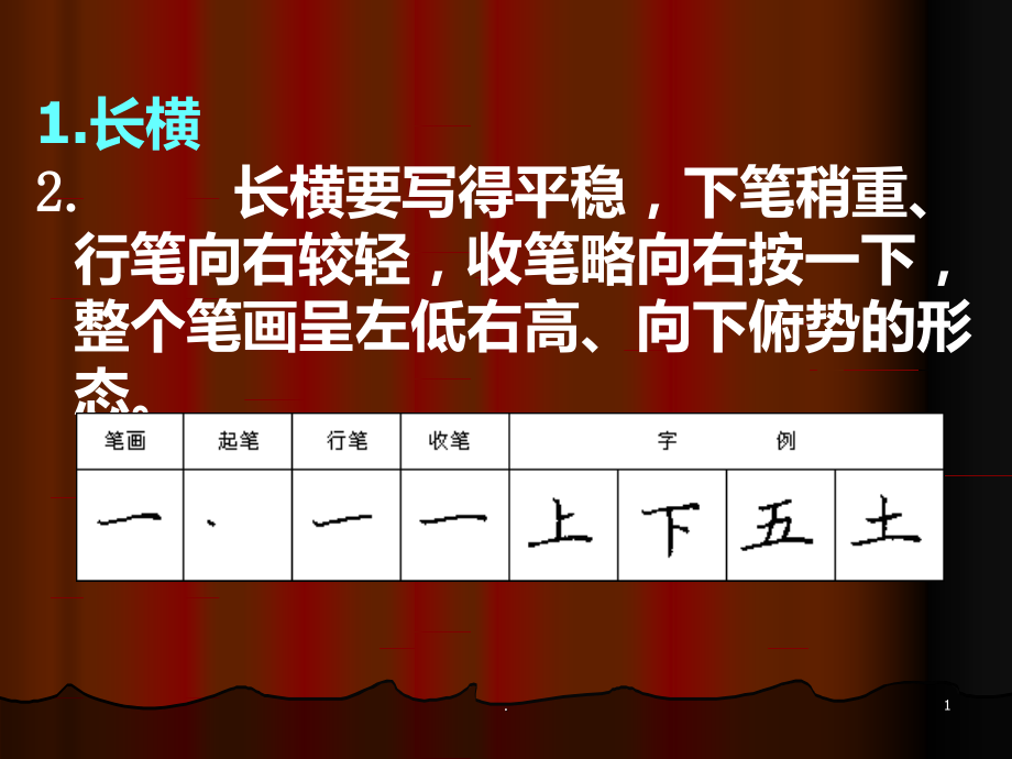 楷书基本笔画全套.ppt_第1页