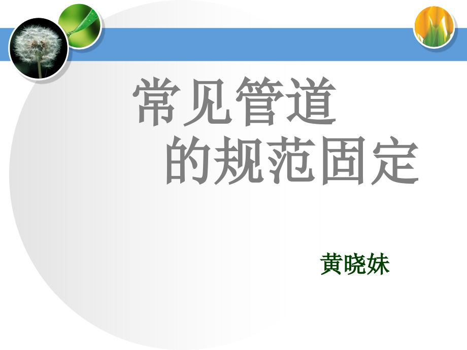 各种管道的规范固定.ppt_第1页