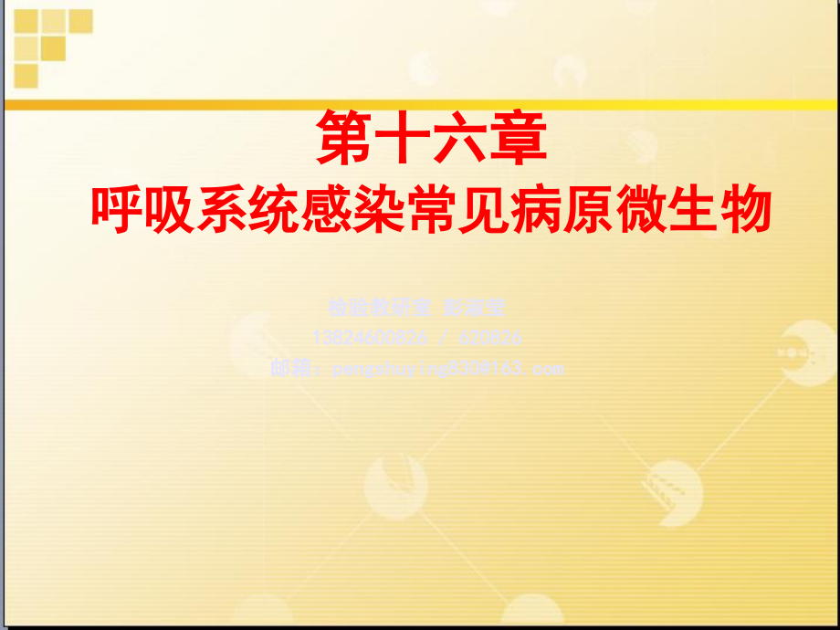 呼吸系统感染常见病原微生物xs.ppt_第1页