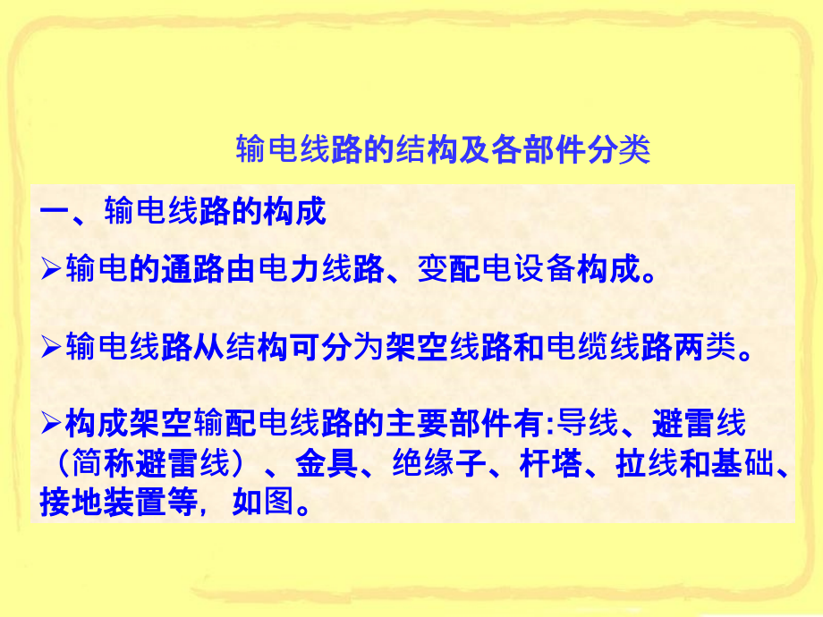 输电线路的结构及各部件分类.ppt_第1页