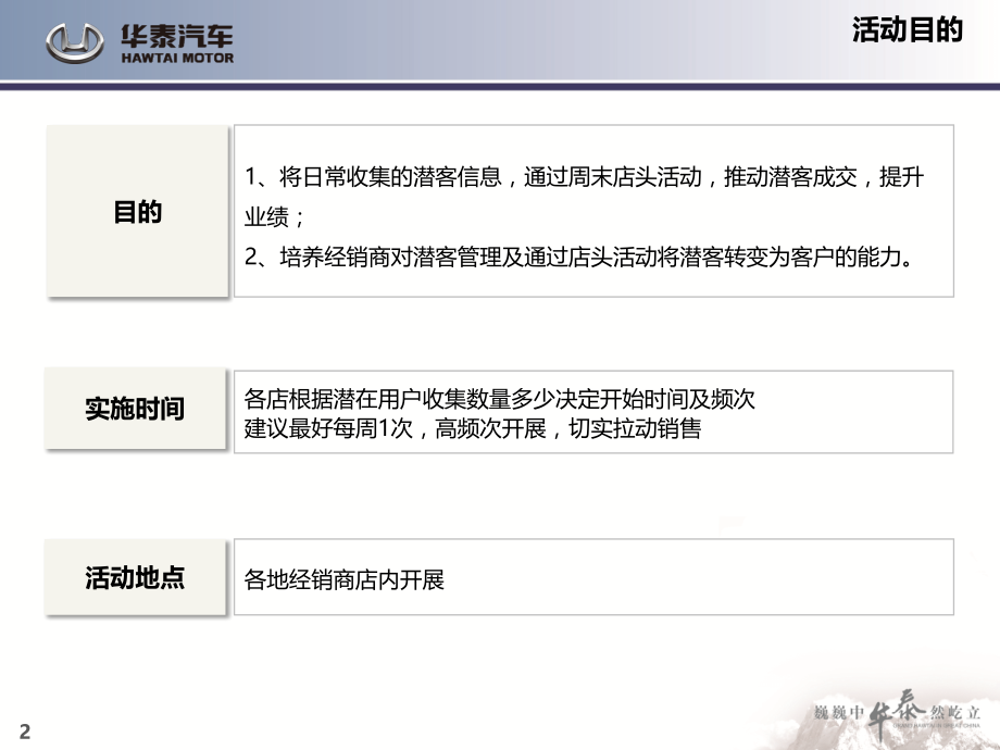 汽车经销商周末店头活动指引.ppt_第2页
