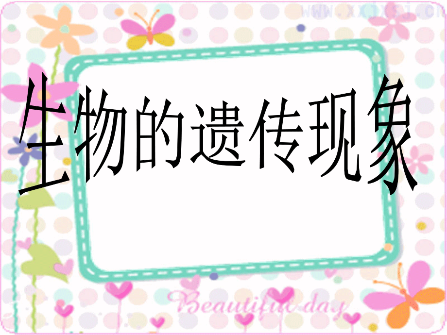 生物的遗传现象ppt课件.ppt_第1页