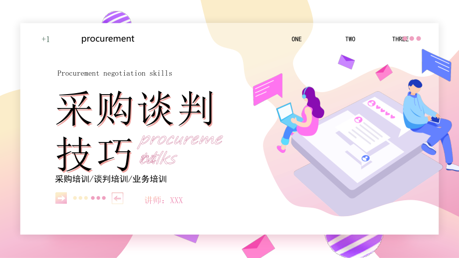 采购谈判技巧PPT采购部门岗位技能培训.pptx_第1页