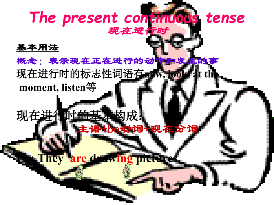 小学现在进行时课件.ppt_第2页