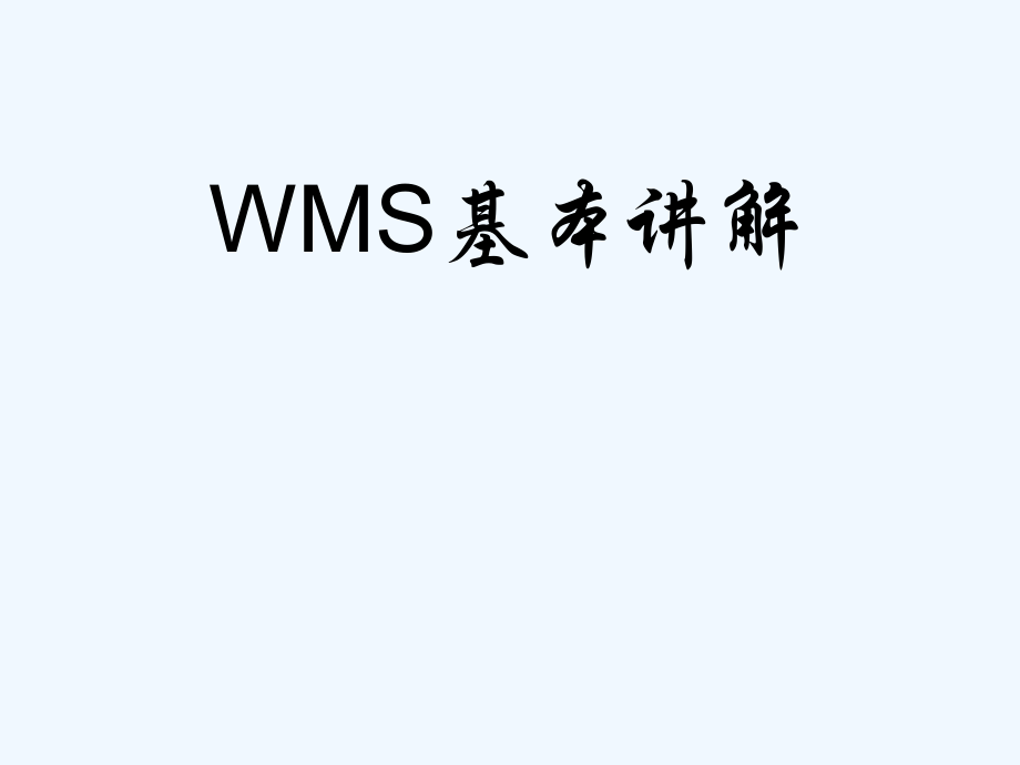 WMS基本讲解.ppt_第1页