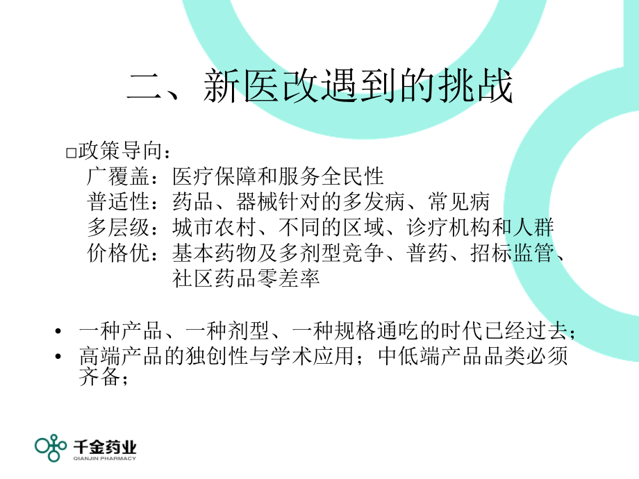 新医改下的产品线策略课件.ppt_第2页
