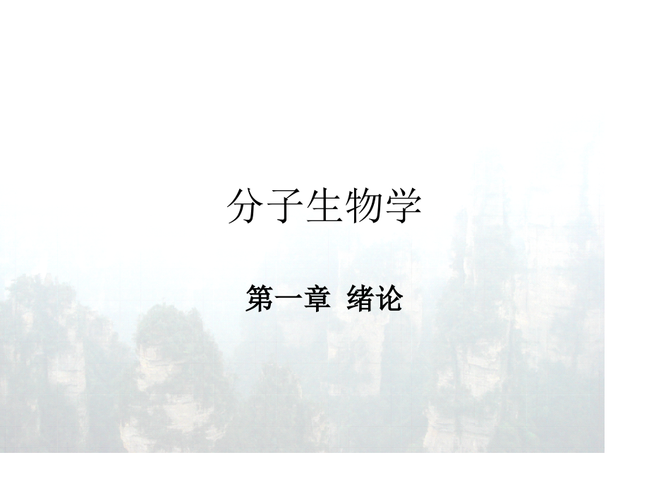 分子生物学概述公开课一等奖市赛课获奖课件.pptx_第1页