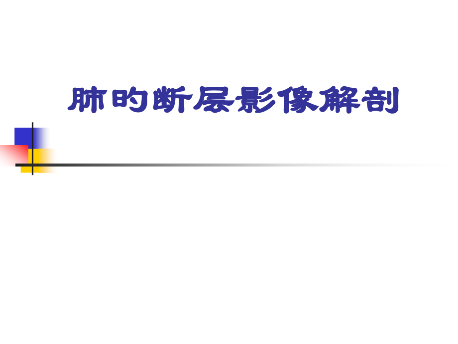 肺的断层影像解剖.pptx_第1页