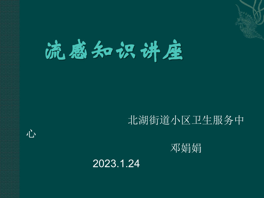 流感知识讲座.pptx_第1页