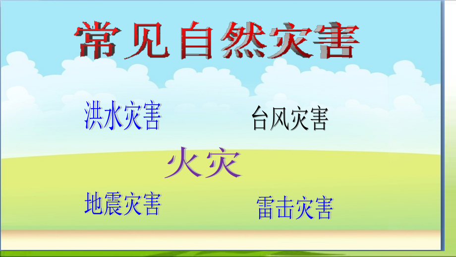 防灾减灾主题班会公开课一等奖市赛课获奖课件.pptx_第2页