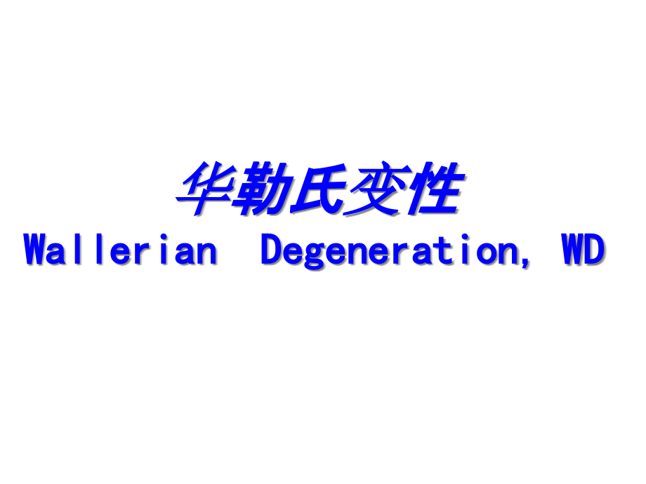 华勒氏变性影像学表现.pptx_第1页