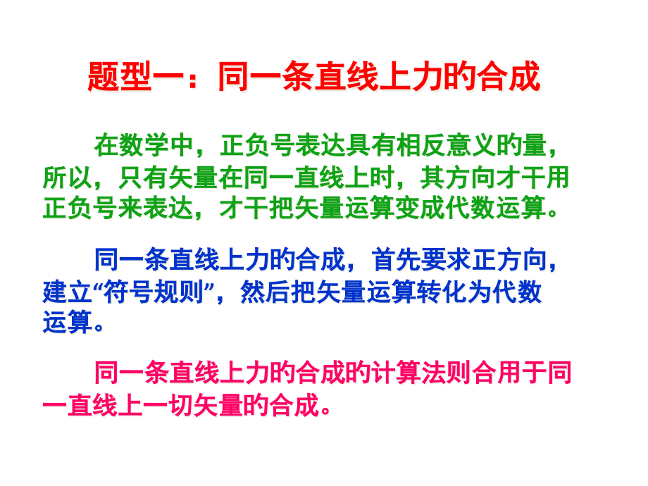 年度河北师大附中第一轮复习之一力和物体的平衡力的合成和分解公开课一等奖市赛课获奖课件.pptx_第2页