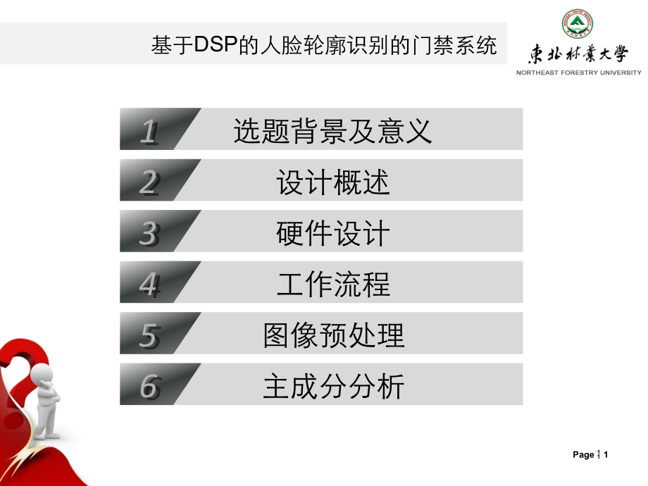 基于DSP的人脸轮廓识别门禁系统设计.ppt_第1页