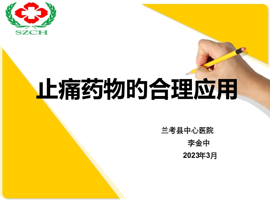 止痛药物的合理应用.pptx_第1页