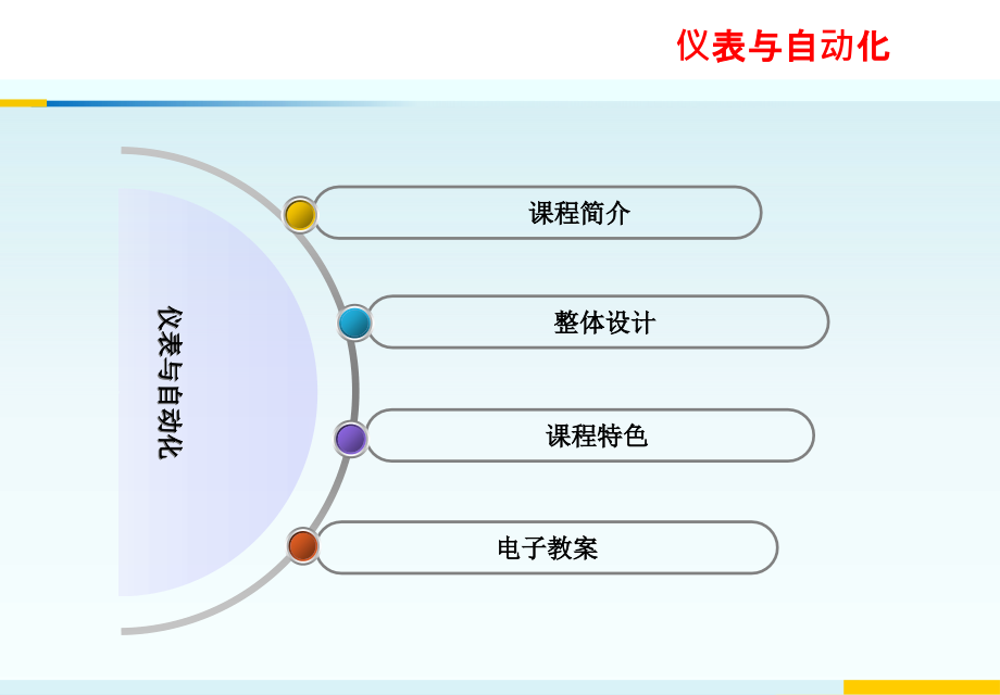仪表与自动化电子教案项目开篇公开课一等奖市赛课获奖课件.pptx_第2页