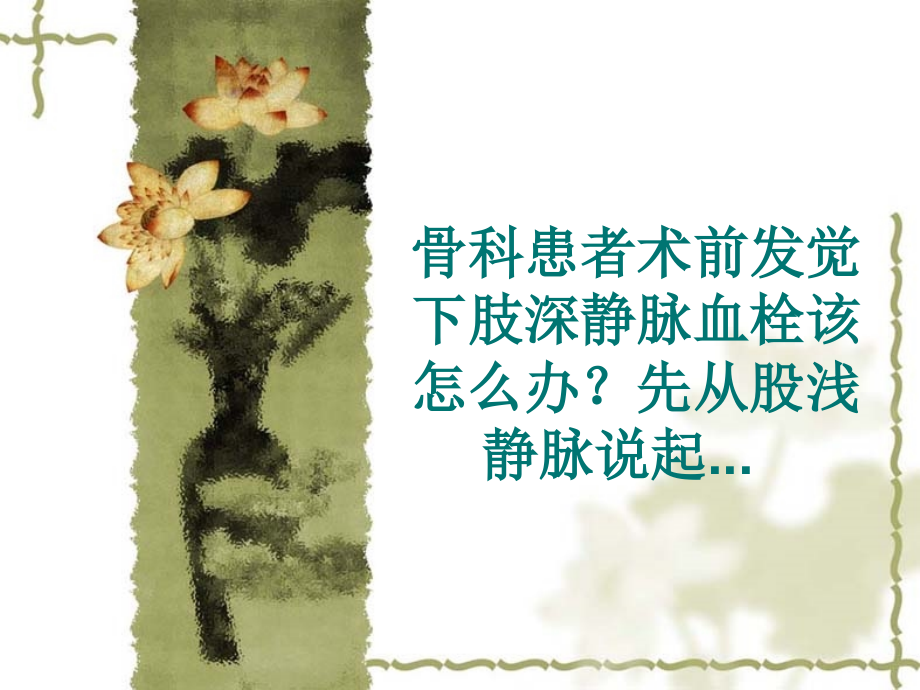 下肢静脉血栓.pptx_第1页