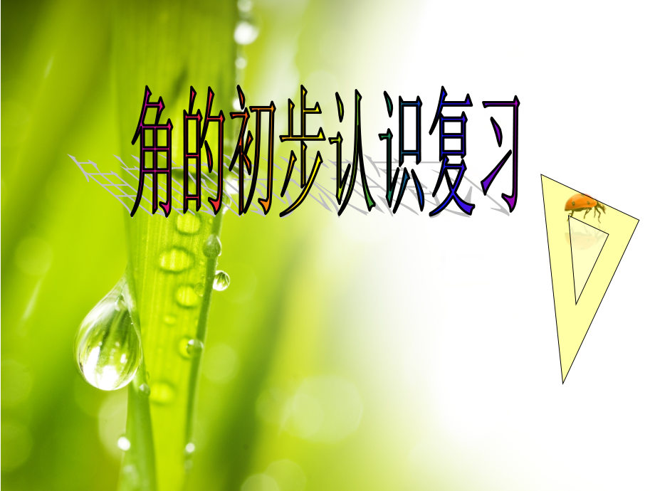 角的初步认识和复习公开课一等奖市赛课一等奖课件.pptx_第1页