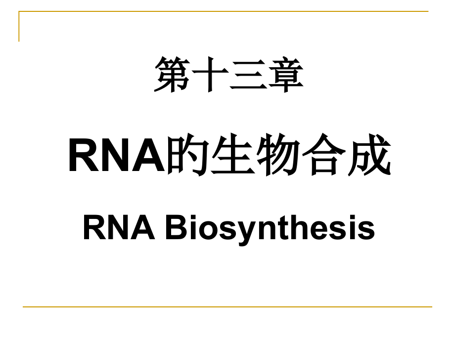 简化RNA的生物合成公开课一等奖市赛课获奖课件.pptx_第1页