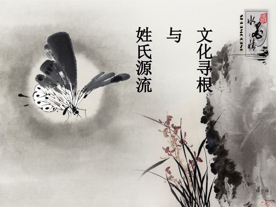 姓氏源流--传统节日--名字号.ppt_第1页